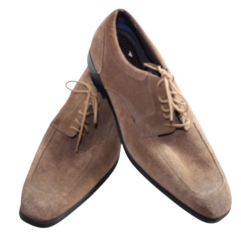 Rockport Mens 13 Brown Suede Oxford Adiprene Comfort Shoes NWOT Lace Up Derby